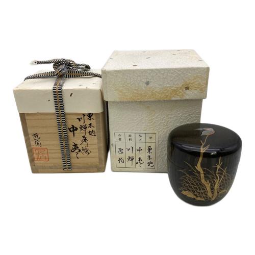 川蝉蒔絵中棗　米本匠伯