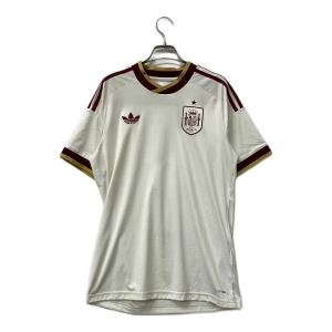 adidas (アディダス) スペイン代表 26 アウェイ レプリカ ユニフォーム JN4397 メンズ SIZE L ホワイト×エンジ