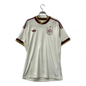 adidas (アディダス) スペイン代表 26 アウェイ レプリカ ユニフォーム JN4397 メンズ SIZE L ホワイト×エンジ