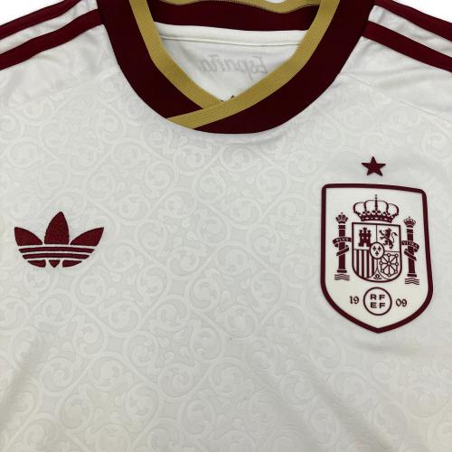 adidas (アディダス) スペイン代表 26 アウェイ レプリカ ユニフォーム JN4397 メンズ SIZE L ホワイト×エンジ
