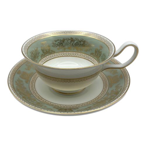 Wedgwood (ウェッジウッド) ティーカップ ピオニーコロンビア・セージグリーン