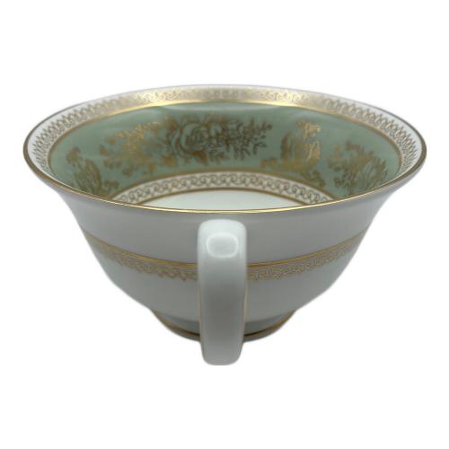 Wedgwood (ウェッジウッド) ティーカップ ピオニーコロンビア・セージグリーン