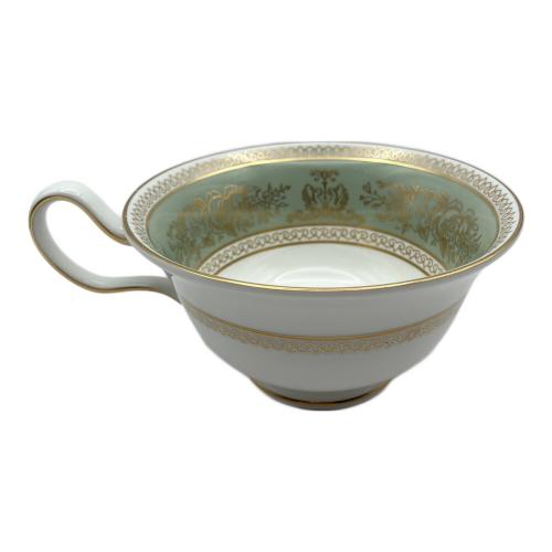 Wedgwood (ウェッジウッド) ティーカップ ピオニーコロンビア・セージグリーン