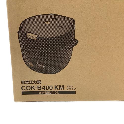 Tiger (タイガー) 電気圧力鍋 COK-B400 2024年製