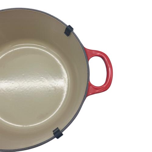 LE CREUSET (ルクルーゼ) 両手鍋 22cm レッド ココット・ロンド