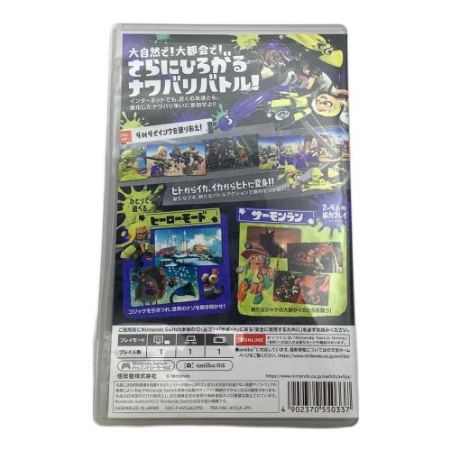 Nintendo(ニンテンドー) Nintendo Switch用ソフト スプラトゥーン3 CERO A (全年齢対象)