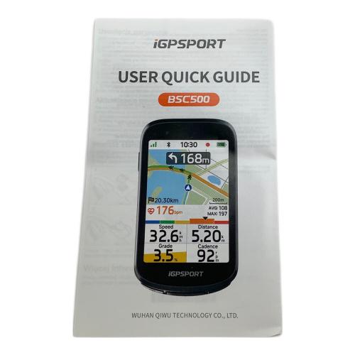 IGPSPORT (アイジーピースポーツ) スマートサイクルコンピュータ BSC500 SMART BIKE COMPUTER QW-FC07