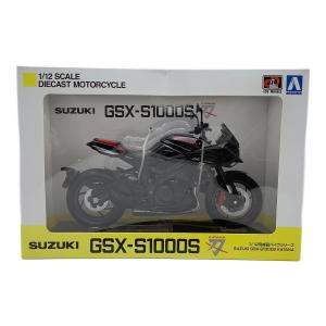 AOSHIMA(アオシマ) ミニカー 1/12完成品バイクシリーズ SUZUKI GSX-S1000S KATANA フルオプション グラススパークルブラック 107027