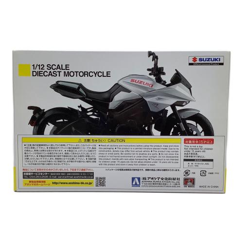 AOSHIMA(アオシマ) ミニカー 1/12完成品バイクシリーズ SUZUKI GSX-S1000S KATANA フルオプション グラススパークルブラック 107027