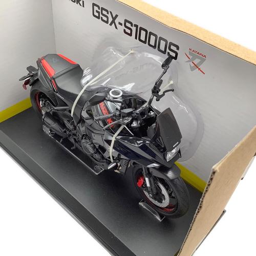 AOSHIMA(アオシマ) ミニカー 1/12完成品バイクシリーズ SUZUKI GSX-S1000S KATANA フルオプション グラススパークルブラック 107027