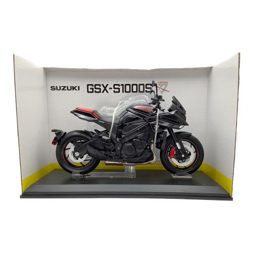 AOSHIMA(アオシマ) ミニカー 1/12完成品バイクシリーズ SUZUKI GSX-S1000S KATANA フルオプション グラススパークルブラック 107027