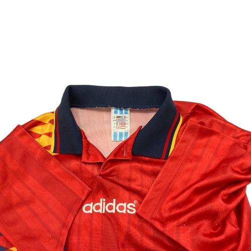 adidas (アディダス) サッカーユニフォーム スペイン代表 1994年 ホームユニフォーム メンズ SIZE S レッド