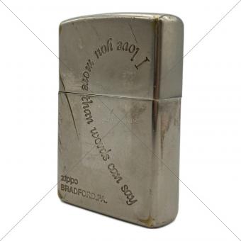 ZIPPO (ジッポ) オイルライター 2007年製 ハートメッセージ レギュラータイプ