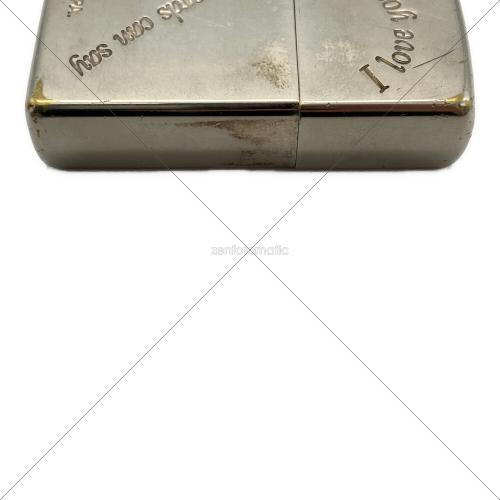 ZIPPO (ジッポ) オイルライター 2007年製 ハートメッセージ レギュラータイプ
