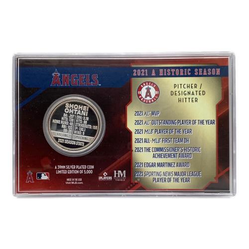 THE HIGHLAND MINT(ハイランドミント) 記念品 2021 大谷翔平 A HISTORIC SEASON シルバーコインカード 記念コイン 5000個限定
