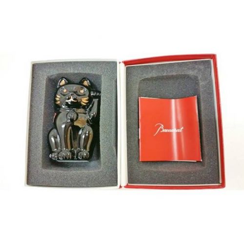 Baccarat 招き猫 クリスタル 置物｜トレファクONLINE