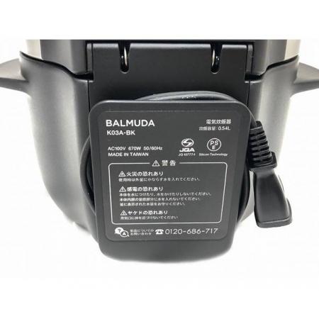 BALMUDA The Gohan 未使用品 K03A 2017年製 3合(0.54L) 程度S(未使用品)