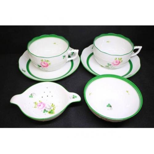 Herend カップ&ソーサー 未使用品 ウィーンのバラ 2Pセット