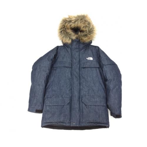 THE NORTH FACE デニムマクマードパーカー ネイビー 無地 冬物