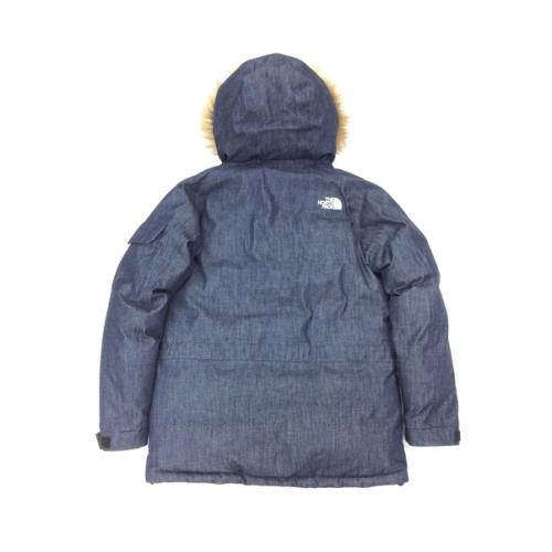 THE NORTH FACE デニムマクマードパーカー ネイビー 無地 冬物