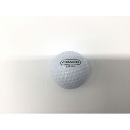 COACH (コーチ) ゴルフボール レザーケース　ボール3Pセット レザーケース　ボール3Ｐセット