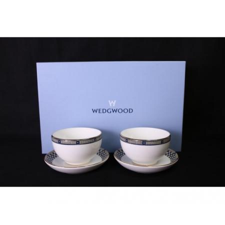 Wedgwood (ウェッジウッド) カップ&ソーサー 未使用品 サムライ 2Pセット Wedgwood『カップ&ソーサー』