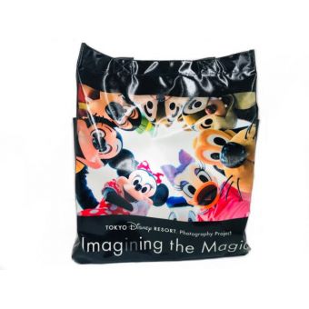 Disney RESORT 実写トートバッグ ブラック Disney  実写トートバッグ