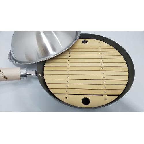RIVER LIGHT 極JAPAN蒸し鍋セット シルバー×ブラック 未使用品 電磁調理器(IH)対応　鉄鍋　
