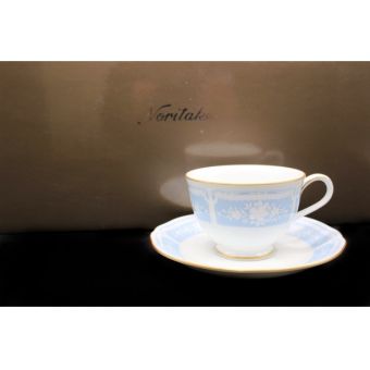 Noritake (ノリタケ) カップ&ソーサー『レースウッドゴールド 5Pセット』 未使用品 レースウッドゴールド 5Pセット Noritake『レースウッドゴールド 5Pセット』