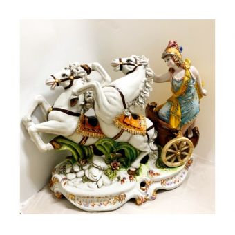 陶器 D.Polo.Uiato イタリア製　馬車