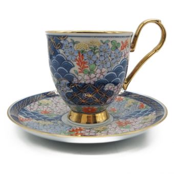 有田焼 (アリタヤキ) コーヒーカップ&ソーサー 本体のみ 弥左ヱ門 嵯峨野