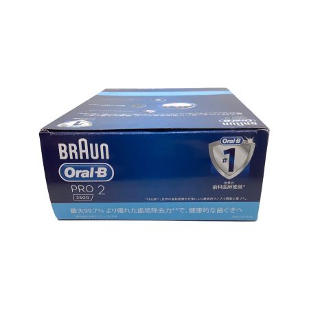 BRAUN (ブラウン) 電動歯ブラシ D5055133XBL PRO 2 2500