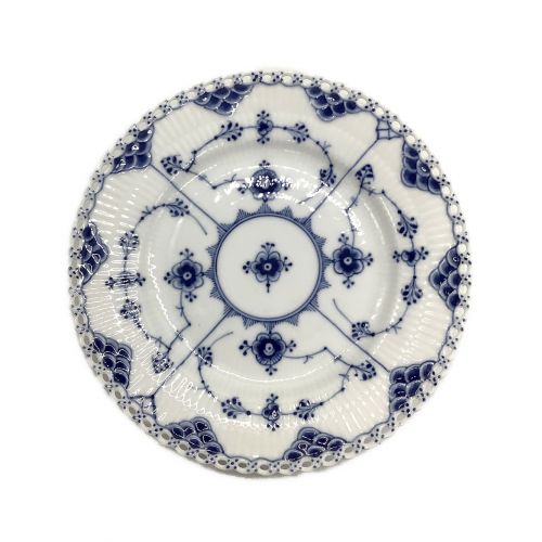 ROYAL COPENHAGEN (ロイヤル・コペンハーゲン) プレート 17cm ブルー フルーテッド フルレース プレート