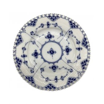 ROYAL COPENHAGEN (ロイヤル・コペンハーゲン) プレート 17cm ブルー フルーテッド フルレース プレート