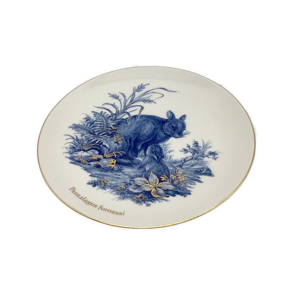 Meissen Porcelain うさぎ マイセン 希少品 Meissen (マイセン) プレート PENTALAGUS FURNESSI アマミノクロウサギ