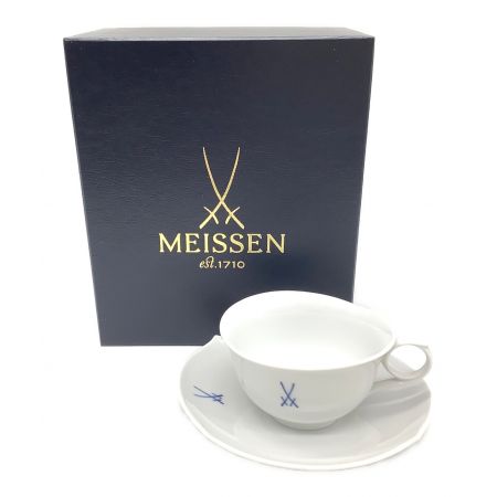Meissen (マイセン) カップ&ソーサー 双剣  箱付き