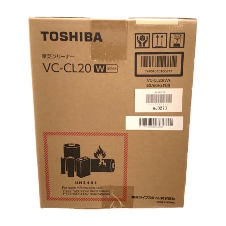 TOSHIBA (トウシバ) スティッククリーナー VC-CL20 程度S(未使用品) 純正バッテリー 50Hz／60Hz 未使用品