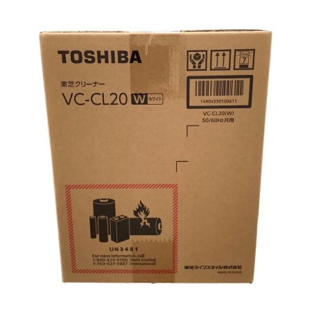 TOSHIBA (トウシバ) スティッククリーナー VC-CL20 程度S(未使用品) 純正バッテリー 50Hz／60Hz 未使用品