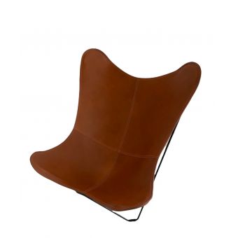 CUERO (クエロ) バタフライチェア ブラウン マリポサ BKF レザー