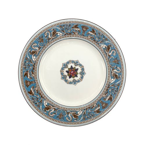 Wedgwood (ウェッジウッド) プレート 22.5cm フロレンティーン・ターコイズ