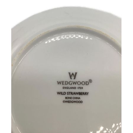 Wedgwood (ウェッジウッド) コーヒーカップ&ソーサー 40周年 デルフィ ワイルドストロベリー 2Pセット