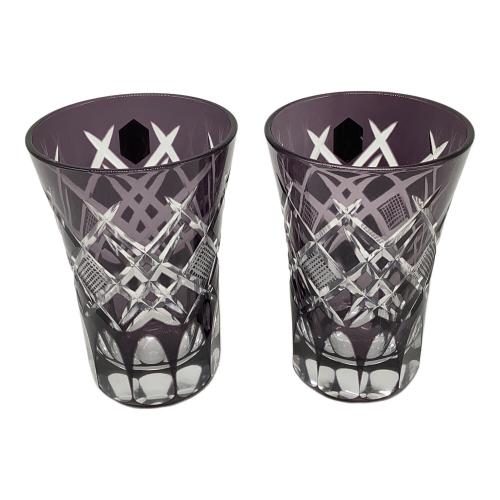 江戸切子 彩鳳 剣菱魚子文様