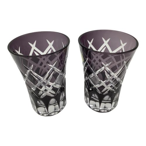 江戸切子 彩鳳 剣菱魚子文様