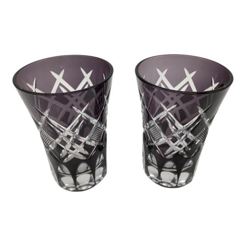 江戸切子 彩鳳 剣菱魚子文様