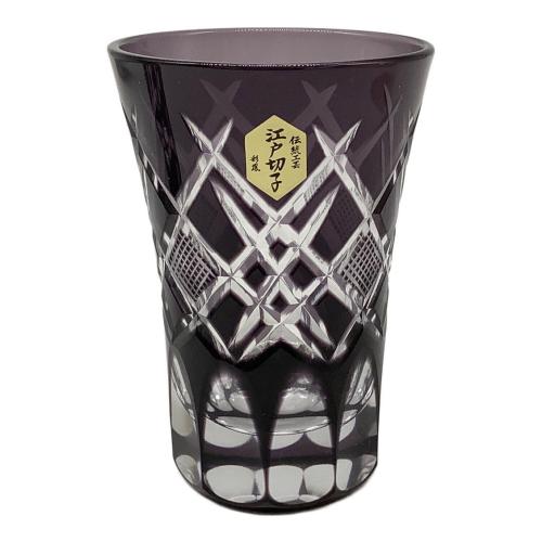 江戸切子 彩鳳 剣菱魚子文様