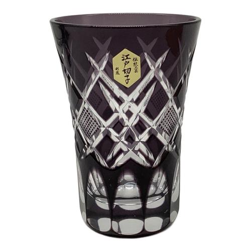 江戸切子 彩鳳 剣菱魚子文様