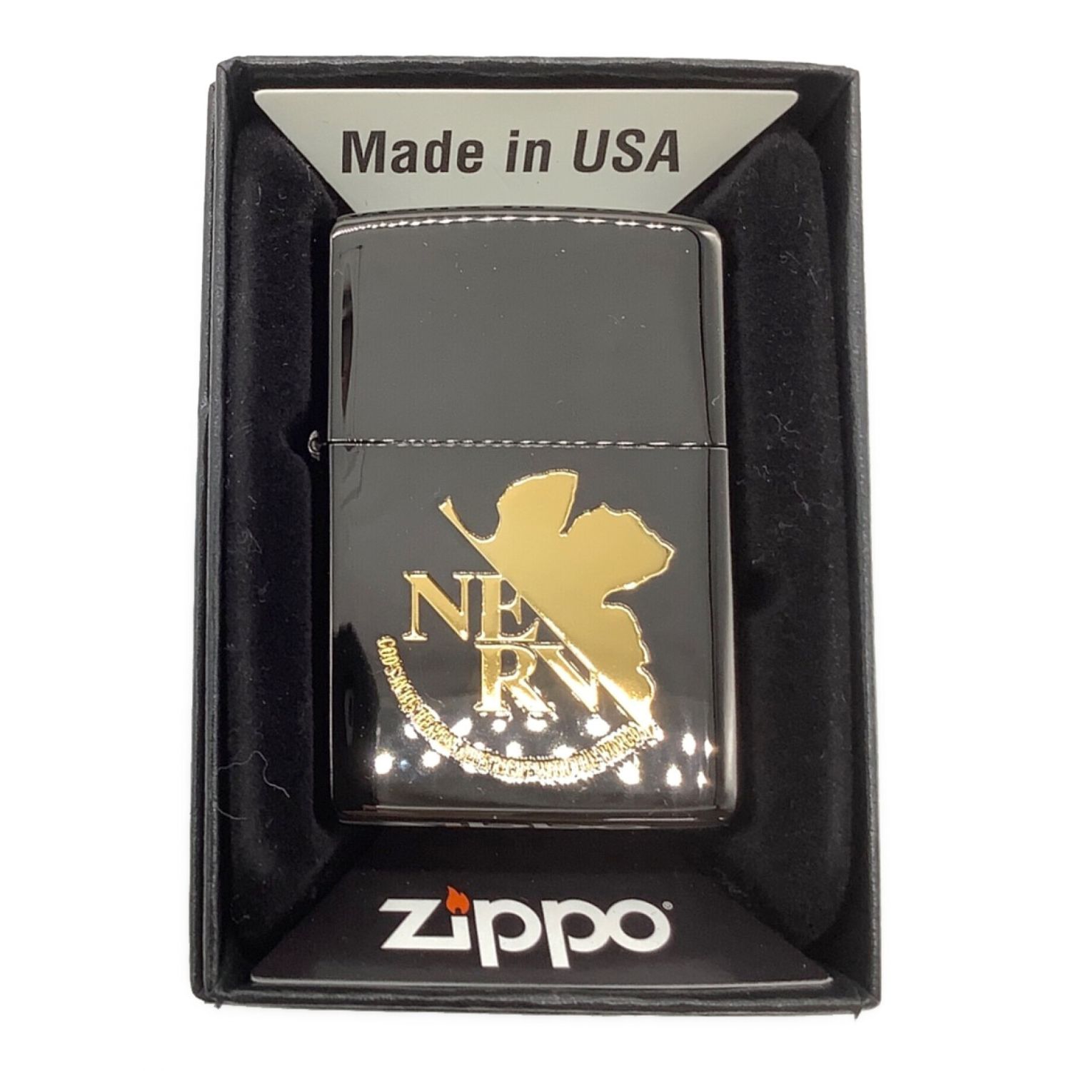 ZIPPO (ジッポ) オイルライター エヴァンゲリオン NERV BLACK&GOLD 