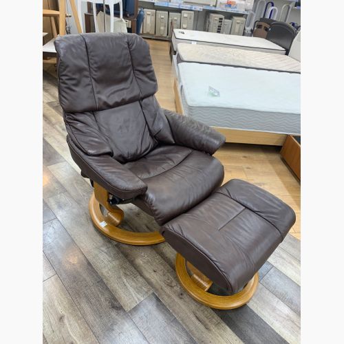 Ekornes (エコーネス) ストレスレスチェア ブラウン 1人掛け 1169415 