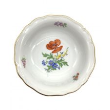 Meissen (マイセン) 小皿 Φ12.5cm×Ｈ3cm ベーシックフラワー(3つ花