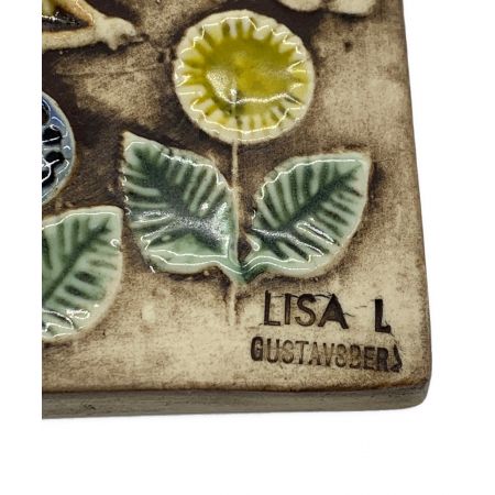 Lisa Larson (リサラーソン) 陶板 とり Gustavsberg